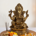 Brass Royal Ganesha Idol