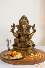 Brass Royal Ganesha Idol