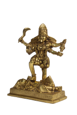 Brass Goddess Pratyangira / Kali Idol - Image 5