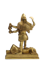 Brass Goddess Pratyangira / Kali Idol - Image 6