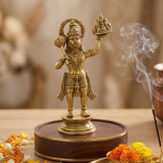 Brass Dronagiri Sanjeevani Hanuman Idol
