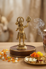 Brass Dronagiri Sanjeevani Hanuman Idol