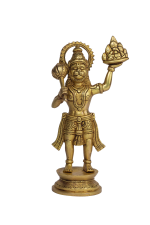 Brass Dronagiri Sanjeevani Hanuman Idol - Image 3