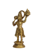 Brass Dronagiri Sanjeevani Hanuman Idol - Image 4