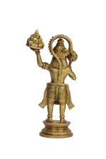 Brass Dronagiri Sanjeevani Hanuman Idol - Image 6