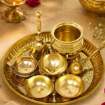 Brass Ritual Puja Thali Set